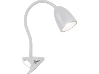 OBI LED lampa s klipom Vidorni flexibilná biela