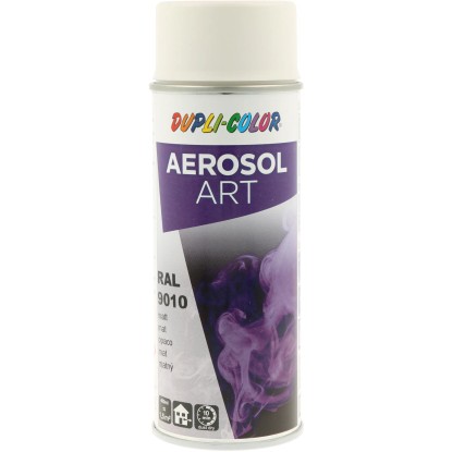 DUPLI-COLOR Lak v spreji AEROSOL ART (9010) biela matná 400 ml