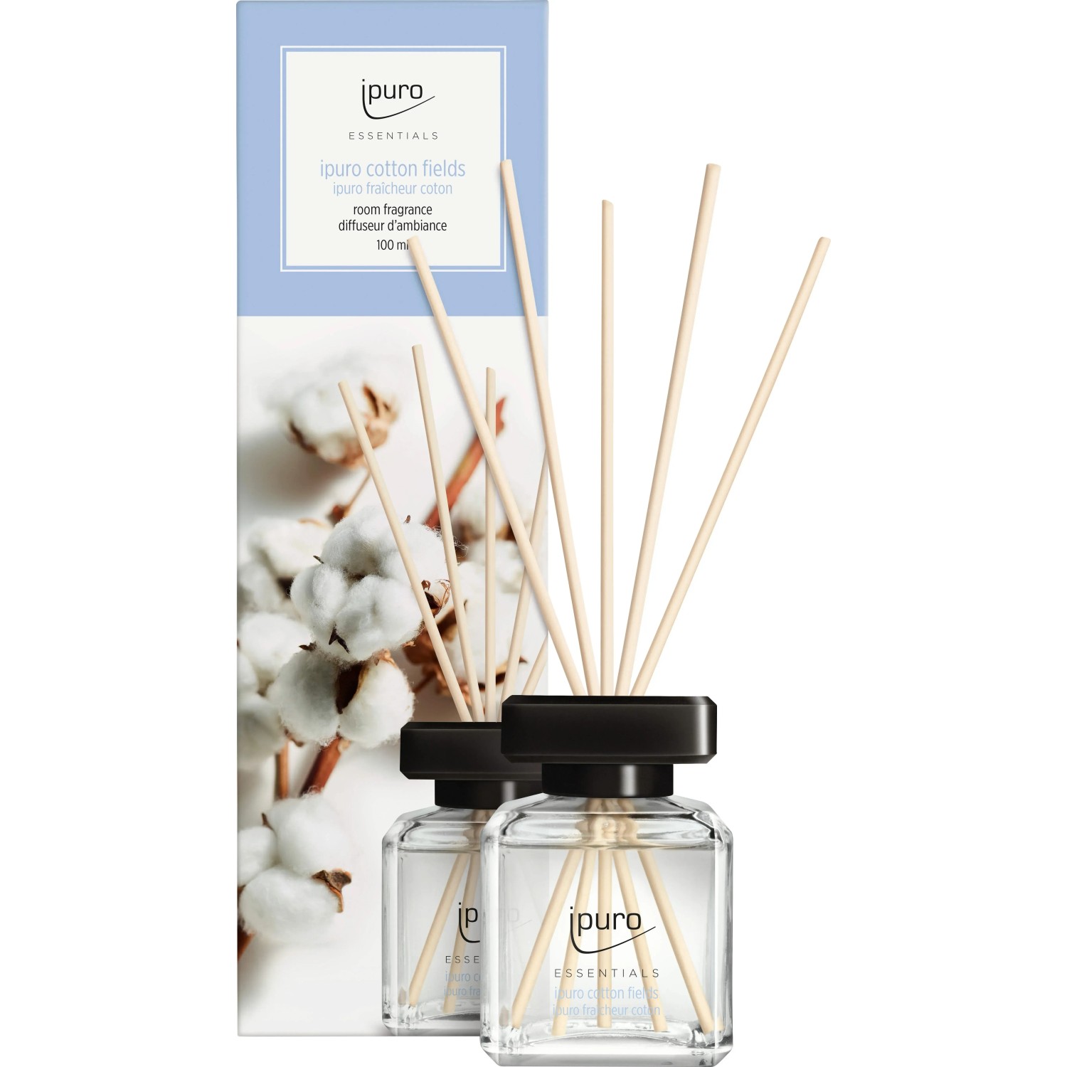 E-shop Ipuro Aroma difuzér Essentials, Cotton Fields, 100 ml