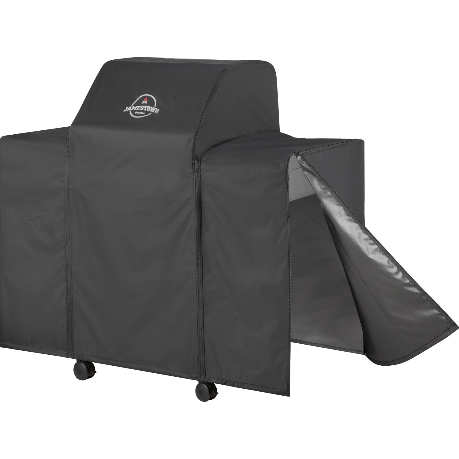 E-shop JAMESTOWN Ochranný obal pre plyn. gril Knox s 2 horákmi a spod. skrinkou, čierny