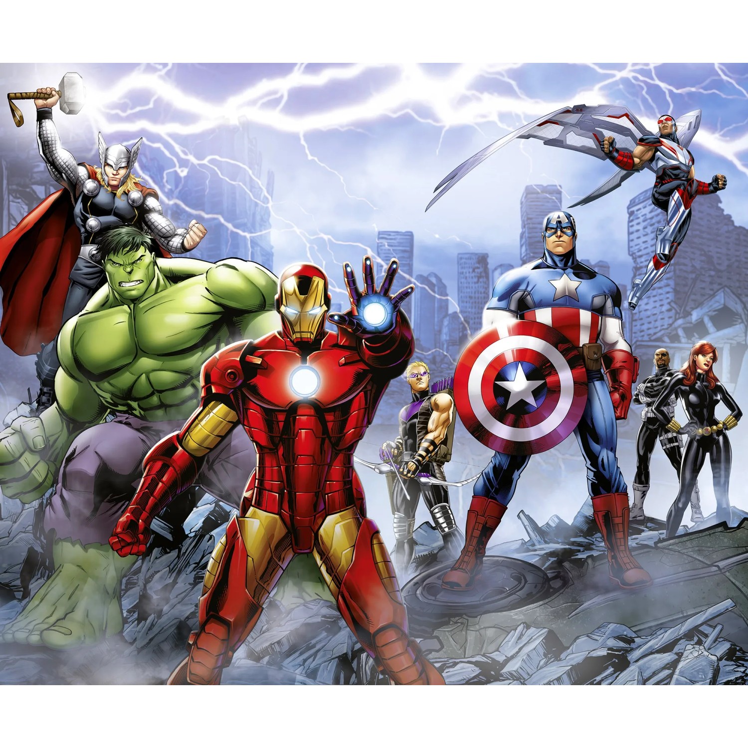 E-shop Komar Vliesová fototapeta Marvel Avengers Ultimate Warriors 300 x 250 cm