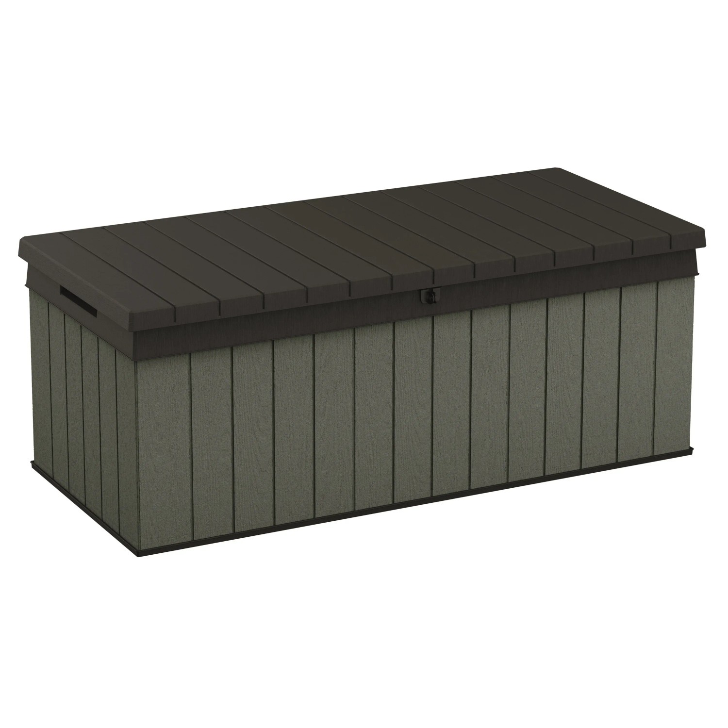 E-shop KETER Záhradný úložný box Darwin Box, 380 l, olivová zelená, 143 x 65 x 55 cm