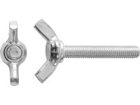 Krídlatá skrutka M4 x 30 mm bielo pozinkovaná 8 ks Krídlatá skrutka M4 x 30 mm bielo pozinkovaná 8 ks