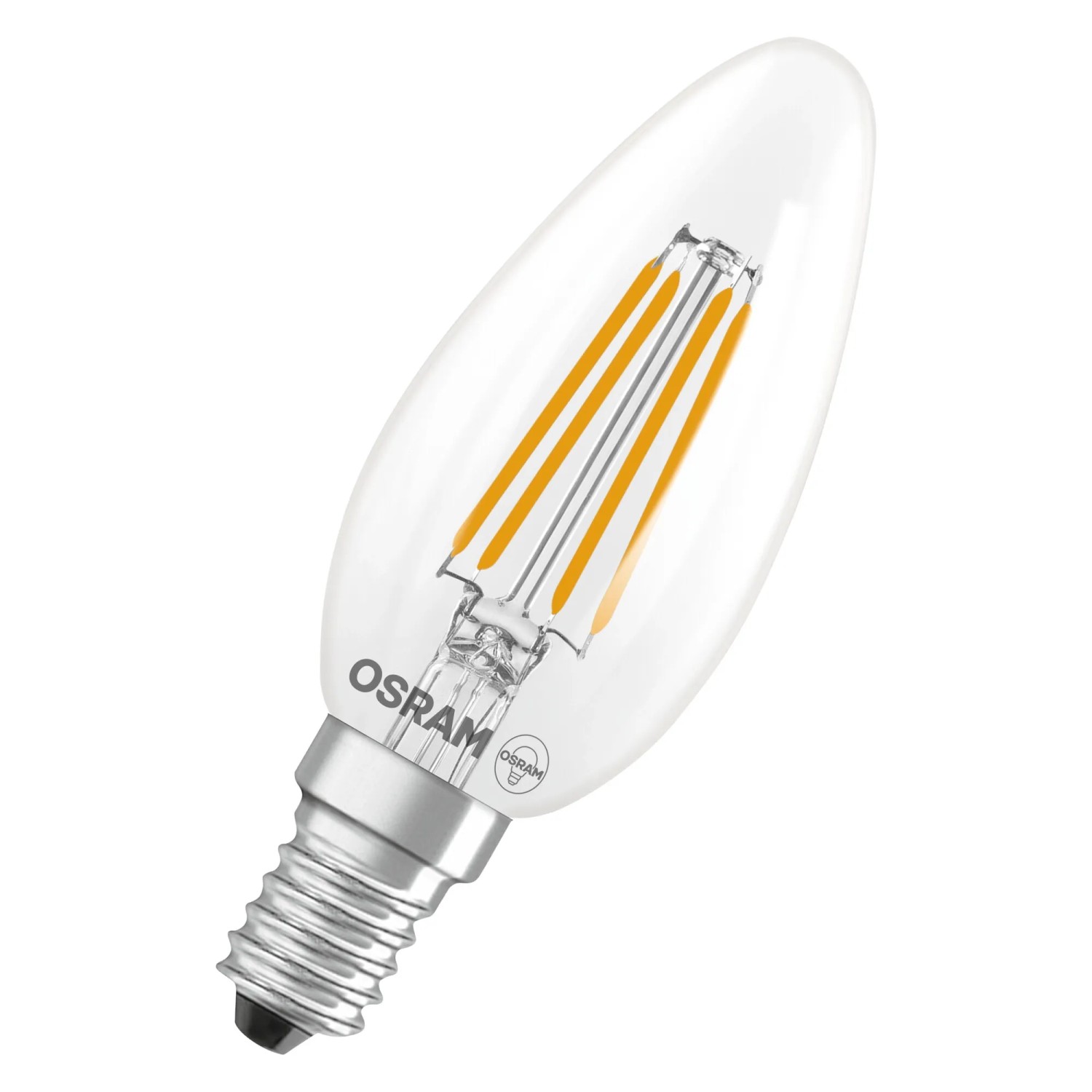 E-shop OSRAM LED žiarovka STAR CLASSIC B 40 FILAMENT E14 3,4 W 470lm 2700K, číra
