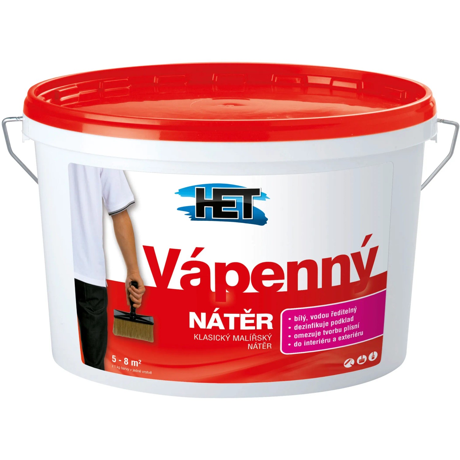 E-shop Het Vápenný náter biely 6 kg