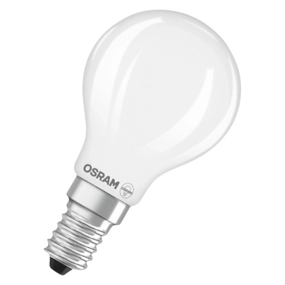 OSRAM LED žiarovka STAR CLASSIC P 40 FILAMENT E14 3,4 W 470lm 2700K, biela