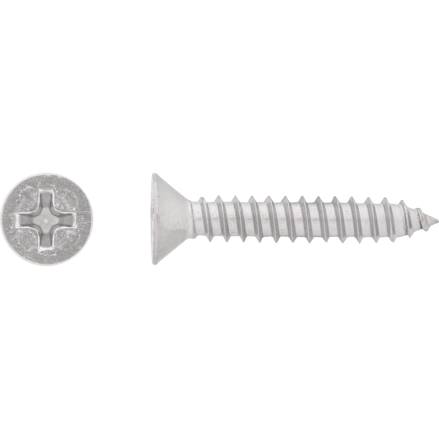 E-shop Skrutka do plechu so zápust. hlavou PH2 plný závit bielo pozink. 4,2x16 mm, 12ks