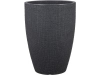 Scheurich Kvetináč Barceo vysoký priemer 29 cm x 40 cm Stony Black