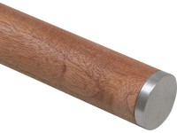 Nerezová koncová krytka plochá pre drevené zábradlia priemer 40 mm