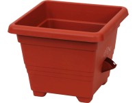 Plastia Samozavlažovací kvetináč Bergamot terakota 35 x 35 cm