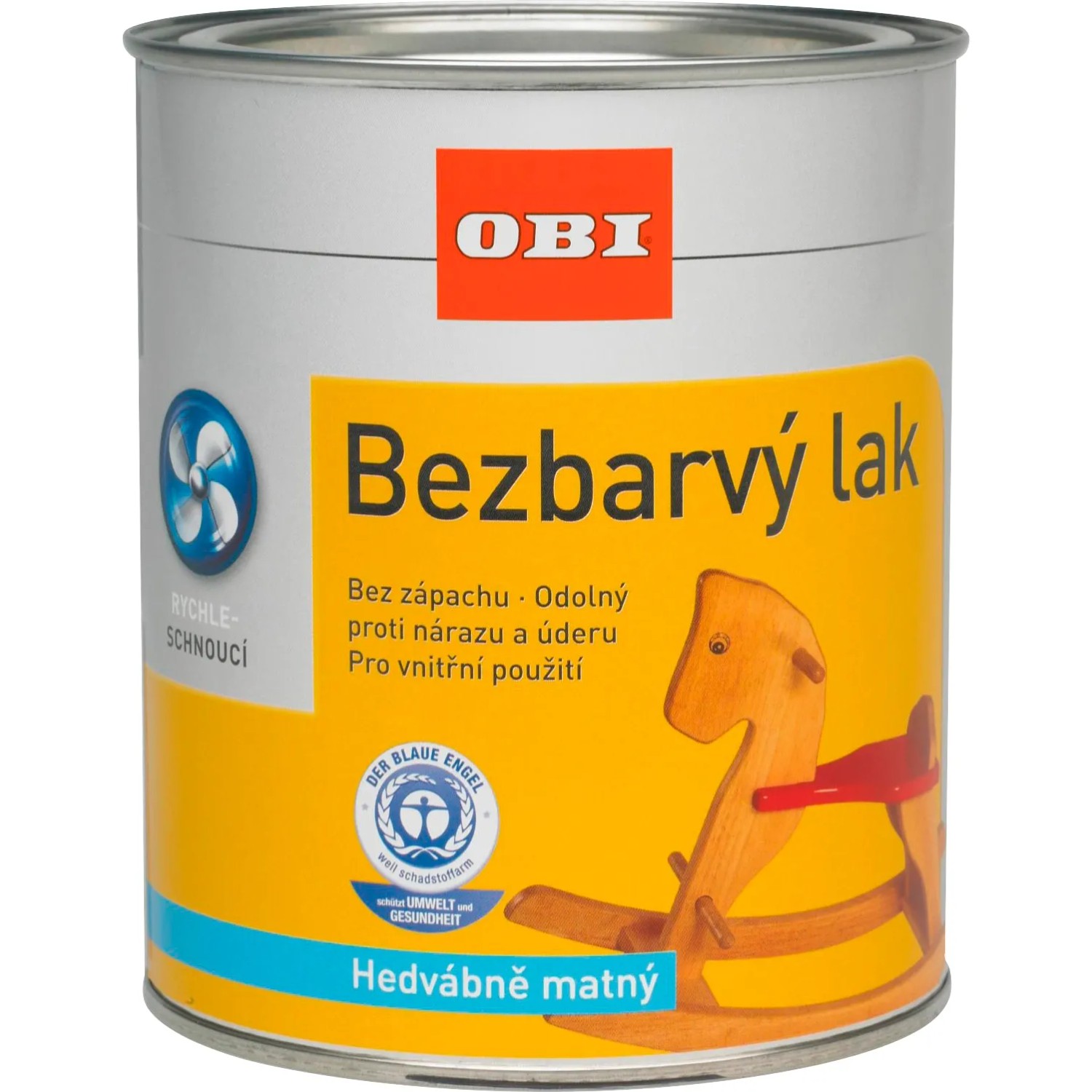 E-shop OBI Bezfarebný lak na drevo hodvábne matný 750 ml