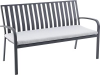 OBI Záhradná lavica Sheridon antracitová-sivá 90 x 150 x 66 cm