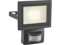 LED reflektor so senzorom čierny, 7 W, 960 lm, 15,5 x 11,5 x 6,5 cm