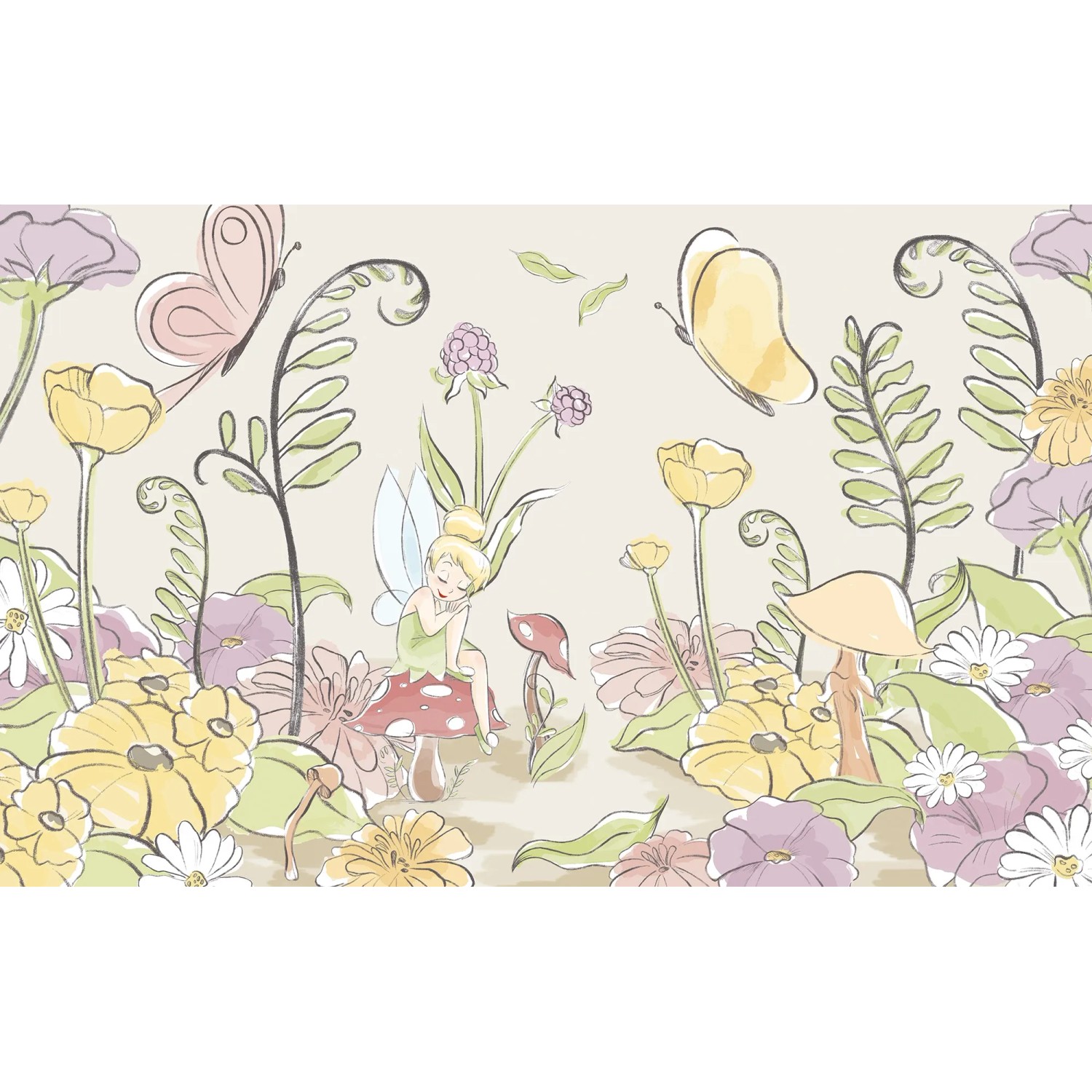 E-shop Komar Vliesová fototapeta Disney Tinker Bell Infant 400 x 250 cm