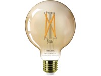 Philips Smart LED žiarovka Filament E27 G95, 7 W, 640 lm, 2000-5000 K, jantárová