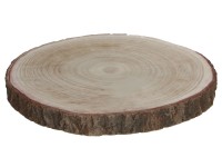 Mica Decorations Podložka Pia, svetlo hnedá, pr. 30 x 3 cm