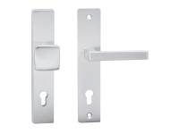 Cobra Štítové bezpečnostné kovanie Tower H PZ 90, KO/KL, strieborný elox