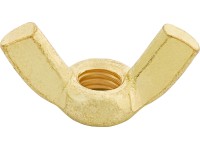 LUX-TOOLS Krídlová matica mosadzná M6, 8 ks