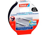 tesa Protišmyková páska extra odolná, čierna, 5 m x 25 mm