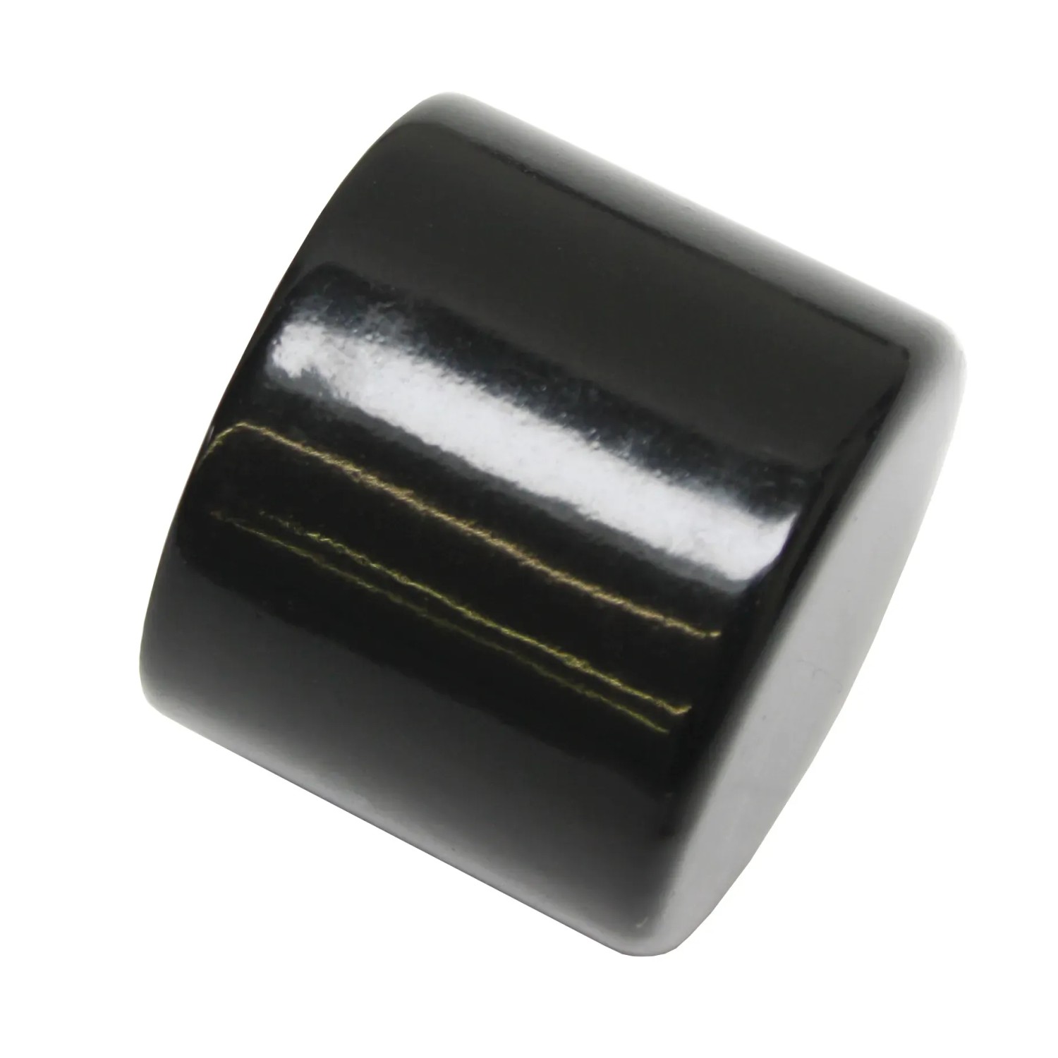 E-shop Gardinia Koncový kryt Chicago pr. 20 mm čierny 2 ks v balení