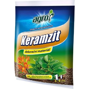 AGRO Umelé kamenivo keramzit 4 mm - 8 mm 1 l