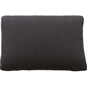 Čierny chrbtový vankúš pre kreslo Springtown, polyester, 68x43 cm.
