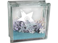 Fuchs Design Deko luxfera Clear View lesklá, číra, 19,8 x 19,8 x 8 cm