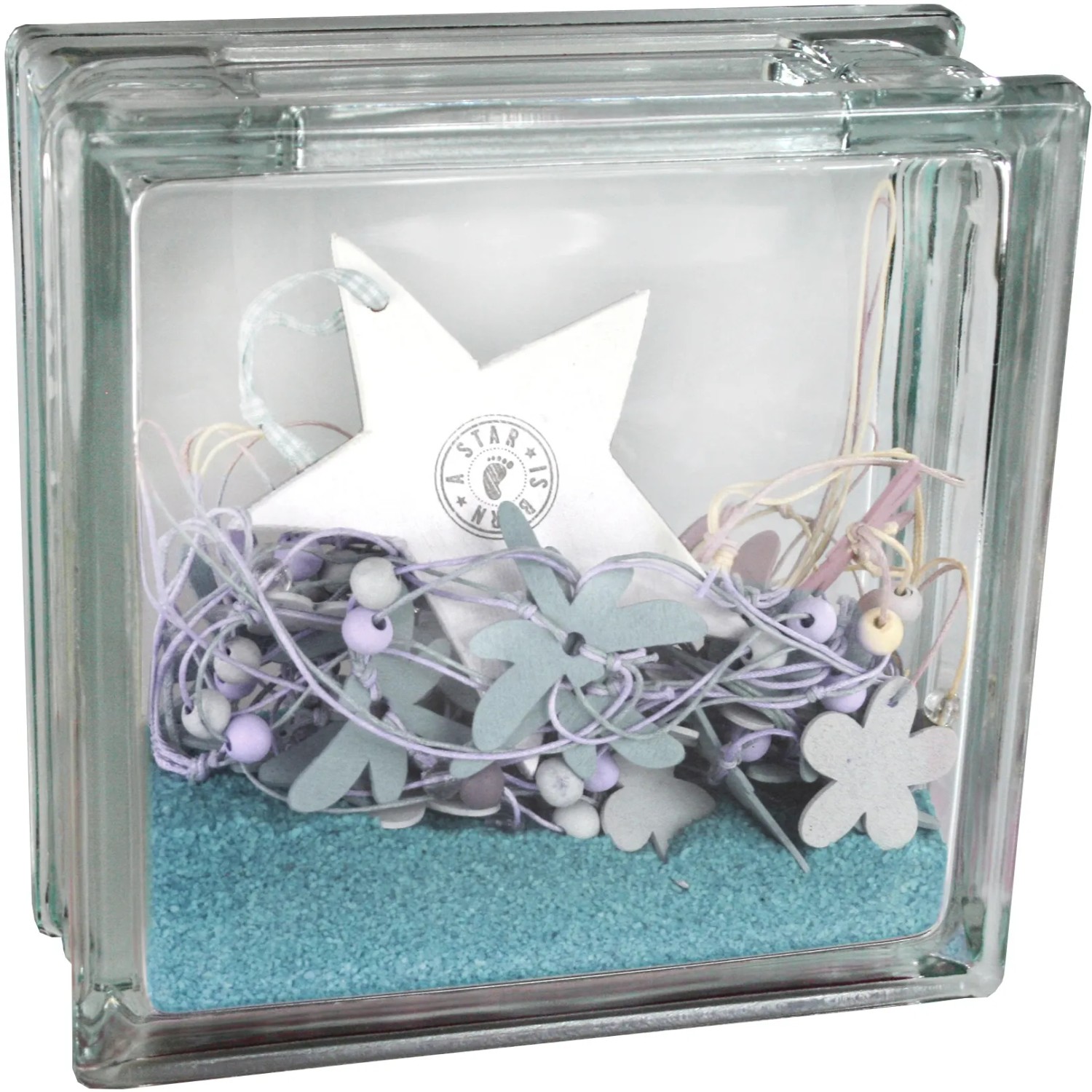 E-shop Fuchs Design Deko luxfera Clear View lesklá, číra, 19,8 x 19,8 x 8 cm