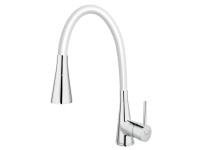 Novaservis Drezová stojanková batéria Ferro Flexi 70720 biele rameno a spŕška