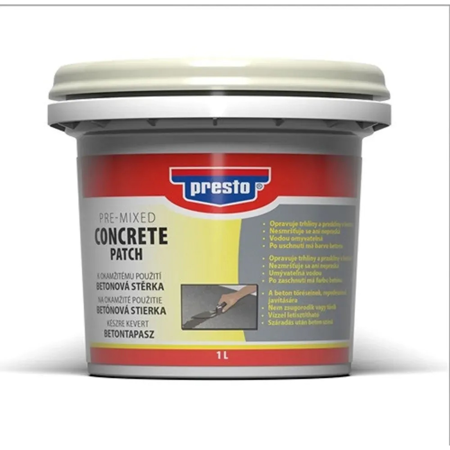 E-shop Presto Namiešaná betónová stierka Concrete Patch, 1 l