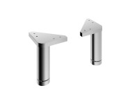 Pelipal Nožičky ku kúpeľňovým skrinkám Quickset, lesklý chróm, 100 mm, 2 ks