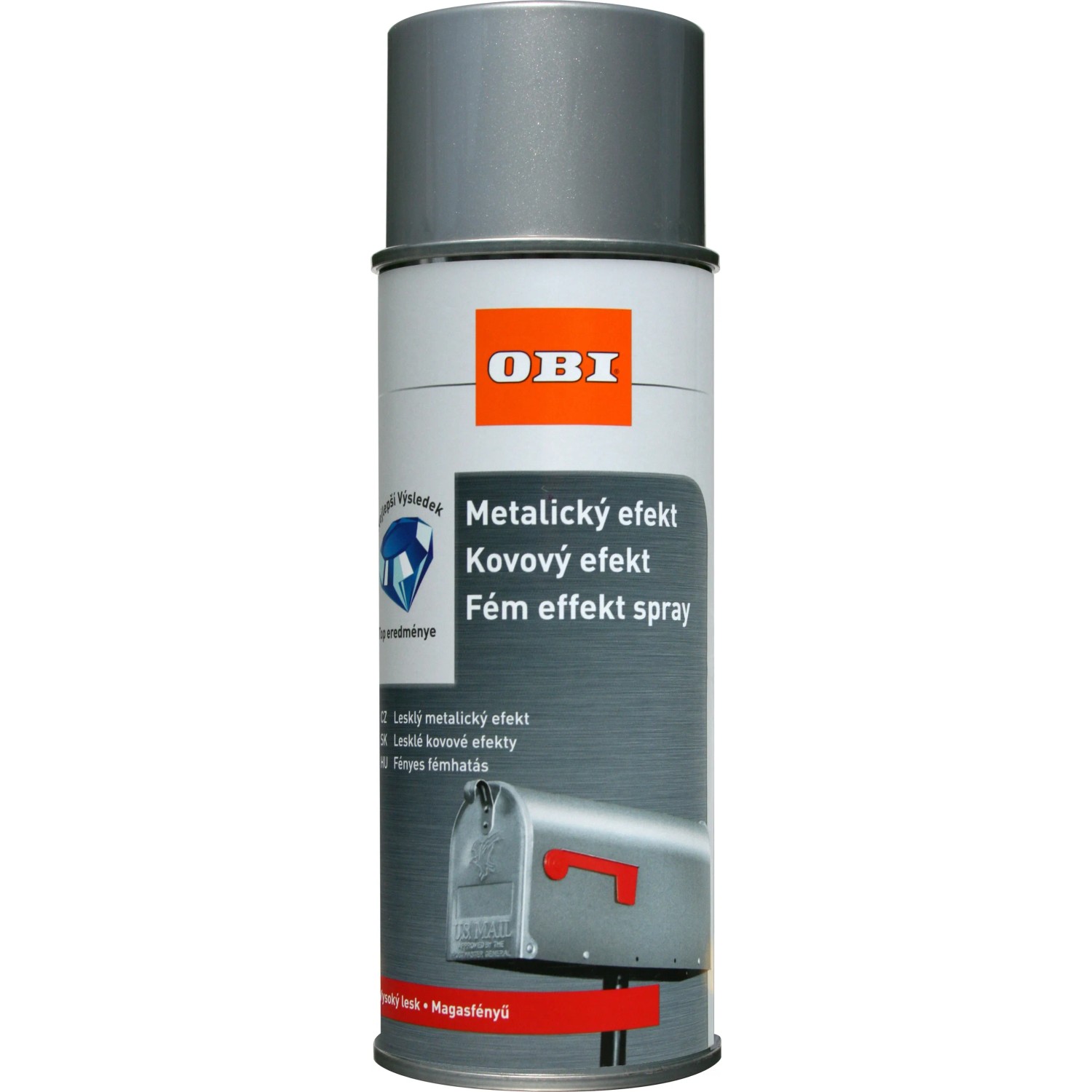 E-shop OBI Farba metalický efekt strieborná 400 ml