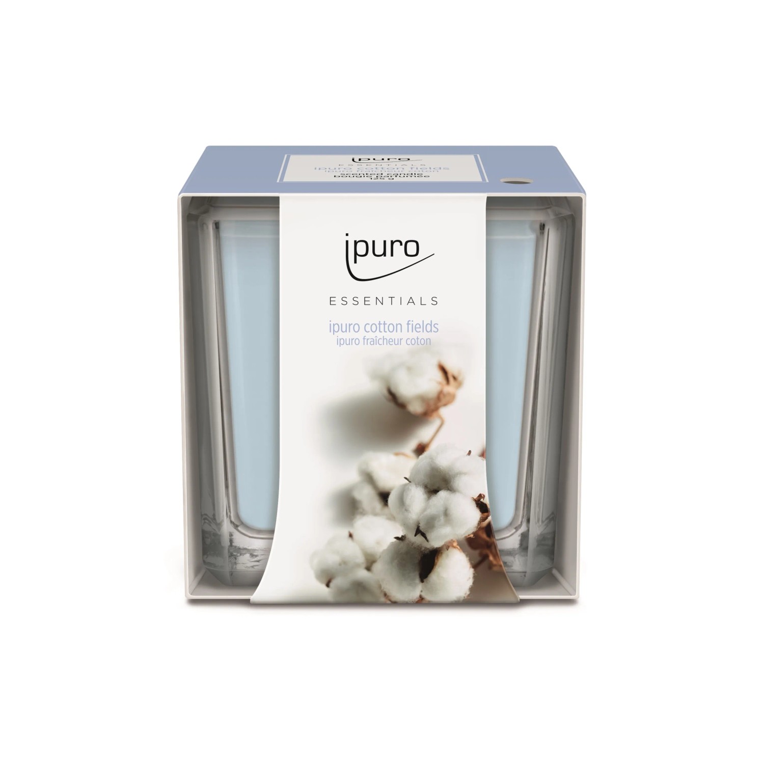 E-shop Ipuro Sviečka vonná Essentials Cotton Fields 125 g