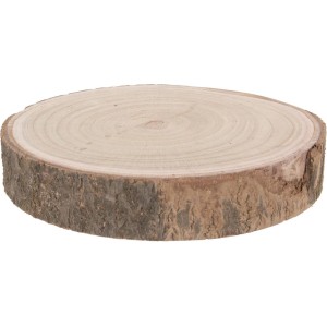 Dekoratívny drevený plátok, prírodný, pre DIY projekty a ako dekorácia na stôl.