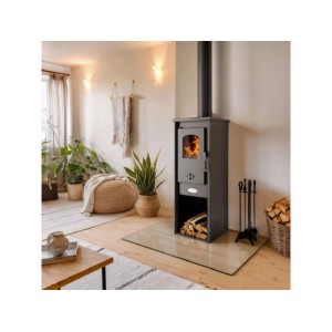 Ekoflam Krbové kachle oceľové BARI 5,2 kw čierna 320 x 930 x 320 mm