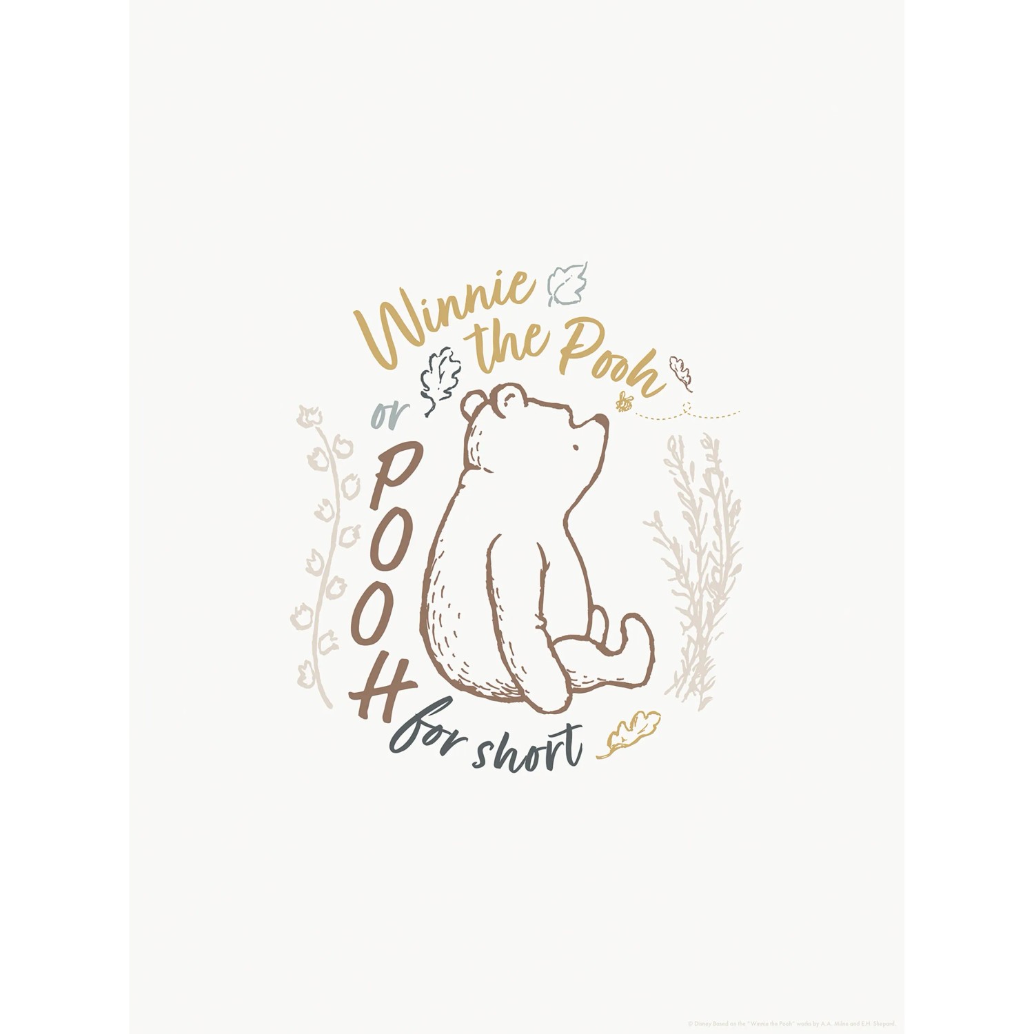 E-shop Komar Plagát Disney Winnie the Pooh pre Short 30 x 40 cm