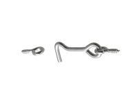 Hettich Rozperný hák s okom, pozinkovaný, 4 ks, 37 x 16 mm