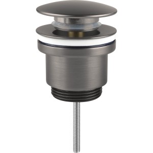 baliv Push Ventil PV-3470 Gun Metal pre umývadlo, výpustný ventil s push systémom.