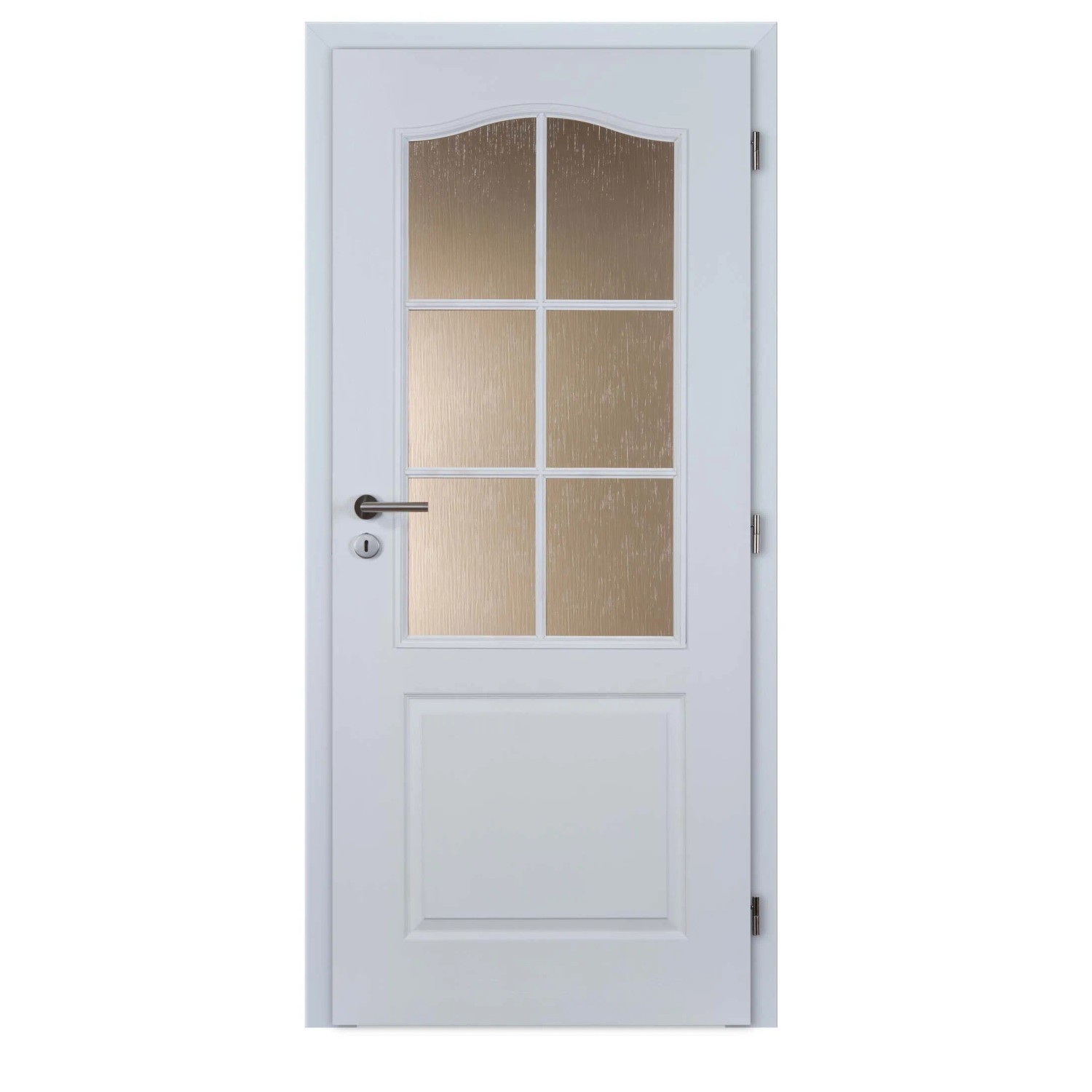E-shop Doornite Interiérové dvere Socrates 2/3 sklo lakované 80 P biele