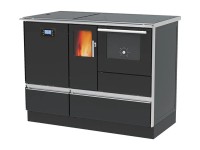 Alfa Plam Sporák peletový ALFAT H20 ECO s výmenn., antracit. 20kW, 110x85x60cm P