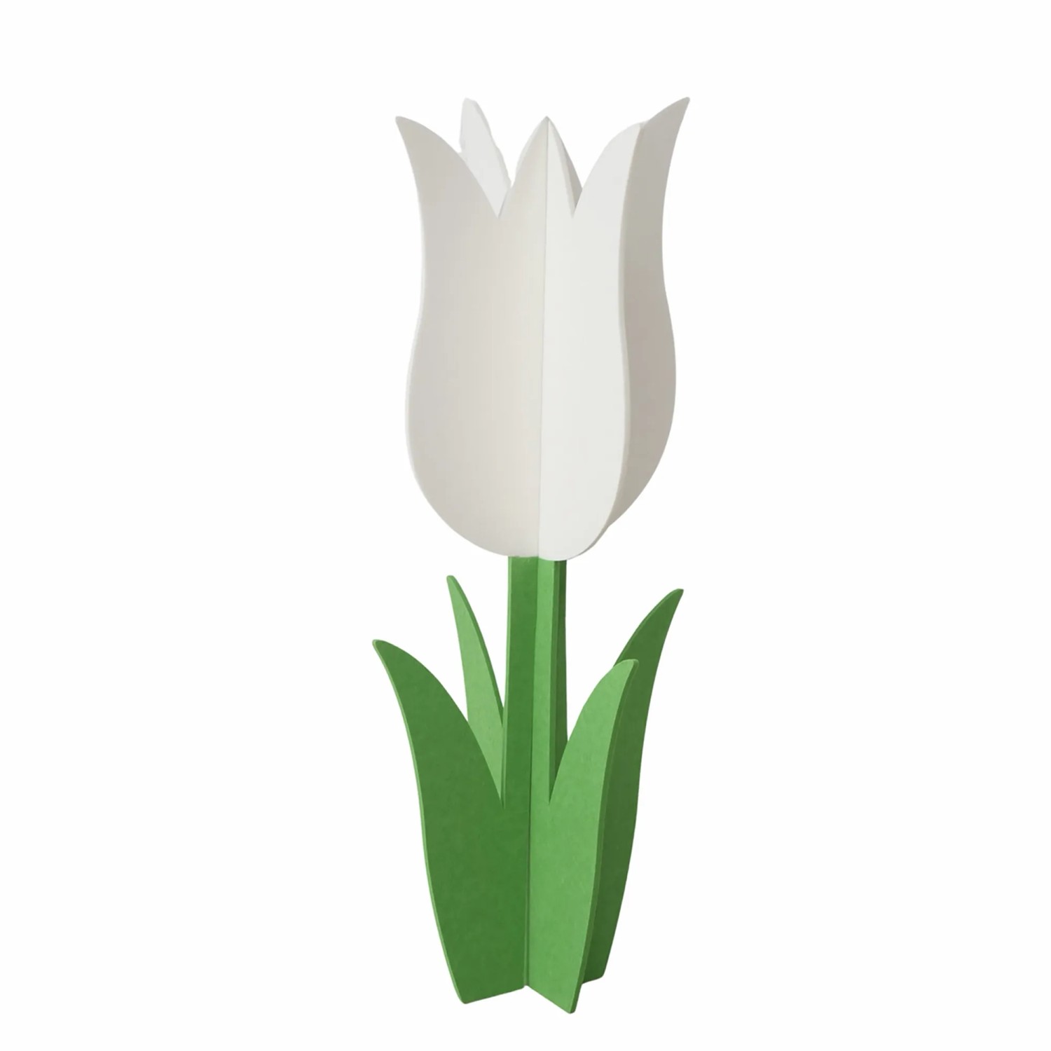 E-shop Boltze Dekoratívna figúrka tulipán Tulip bielo-zelený 120 x 51 x 51 cm, 1 ks