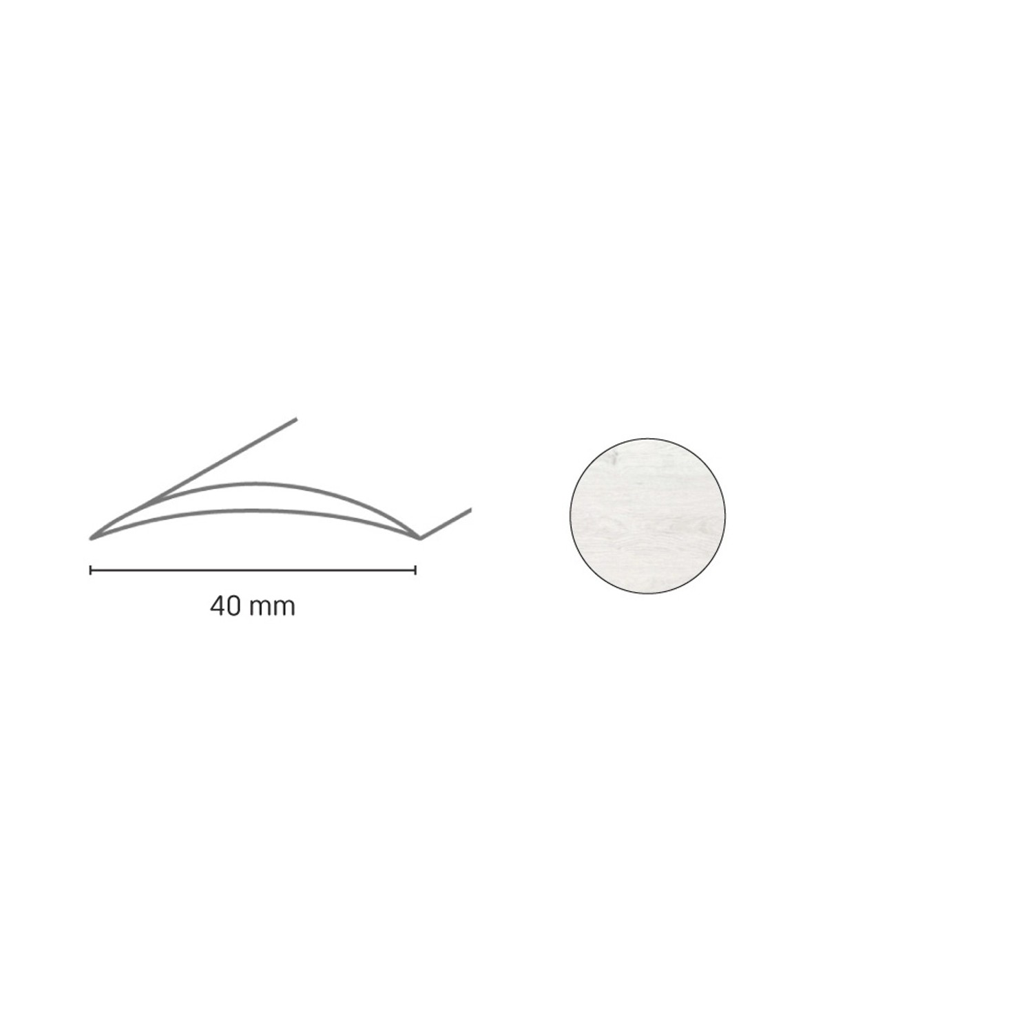 E-shop Döllken Profiles Prechodový profil DP 64 S Samolepiaca 40 x 930 mm, dub foster