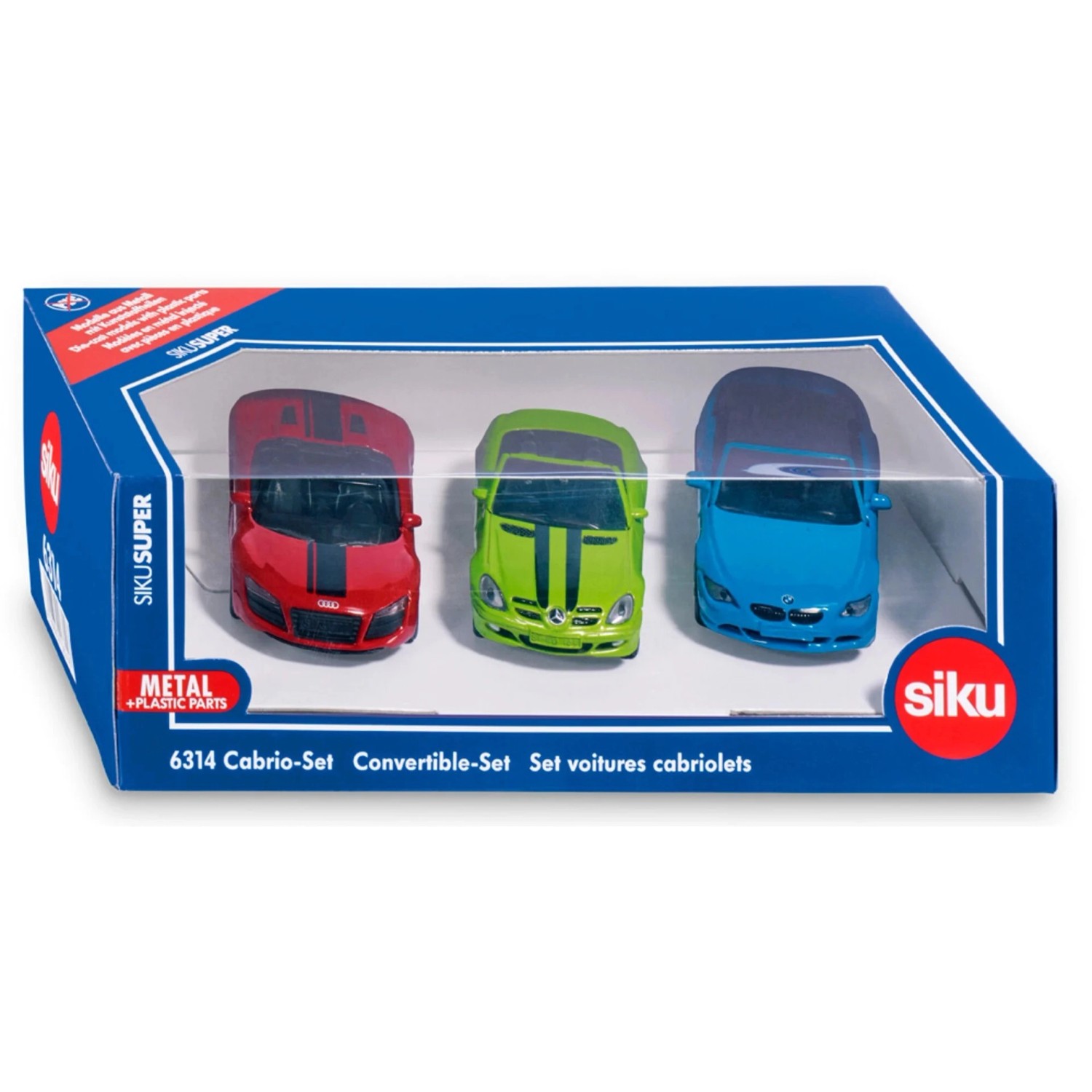 E-shop SIKU Kovový model Set kabrioletov, 3 ks