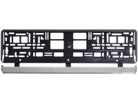 Compass Podložka pod RZ / ŠPZ chrom - black Vio