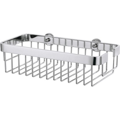 tesa Košík do sprchy Aluxx stredný, chróm, 87 x 300 x 147 mm