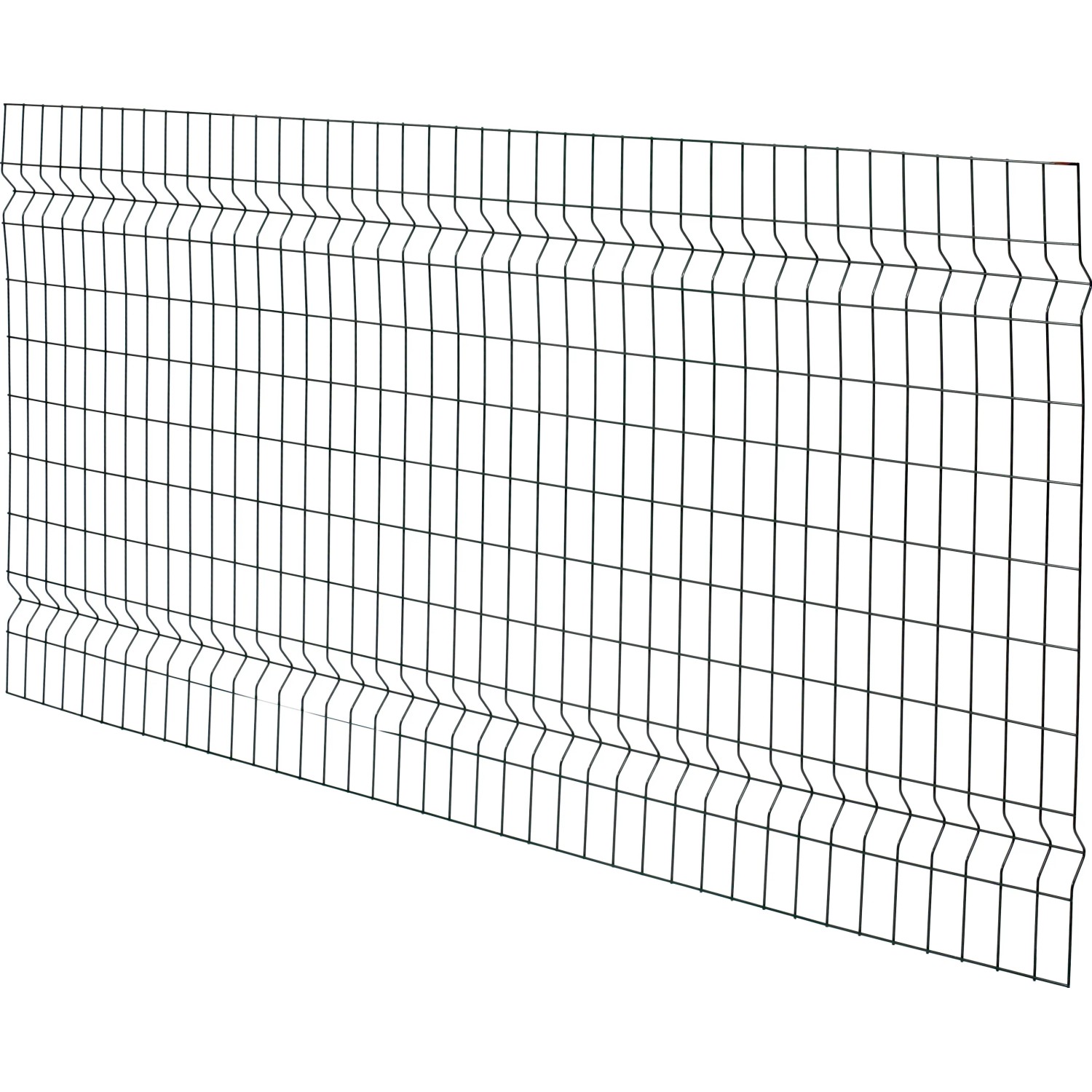 E-shop Jednoduché zvárané 3D pletivo antracitová 100 x 200 cm