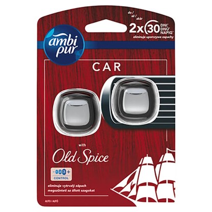 Ambi Pur Vôňa do auta CAR Jaguar Duopack Old Spice 2 x 2 ml