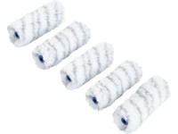 LUX-TOOLS Valček na vodou ried.farby štruktur.povrchy polyester sivá, 11 cm, 5ks