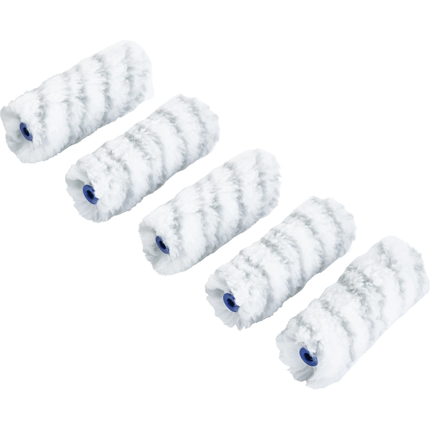 E-shop LUX-TOOLS Valček na vodou ried.farby štruktur.povrchy polyester sivá, 11 cm, 5ks