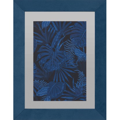 Rám na obrazy so zamatovým vzhľadom Dark Wonder tyrkysový 10 x 15 cm